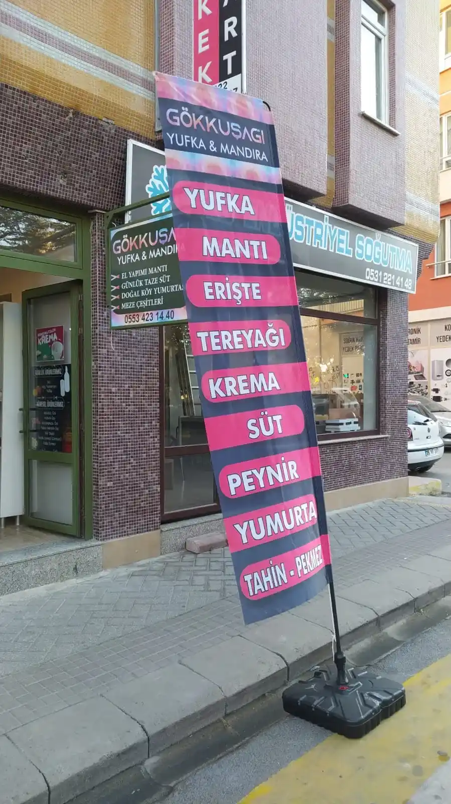 Bazlama Gözleme Yufka Yelken Bayrağı-9